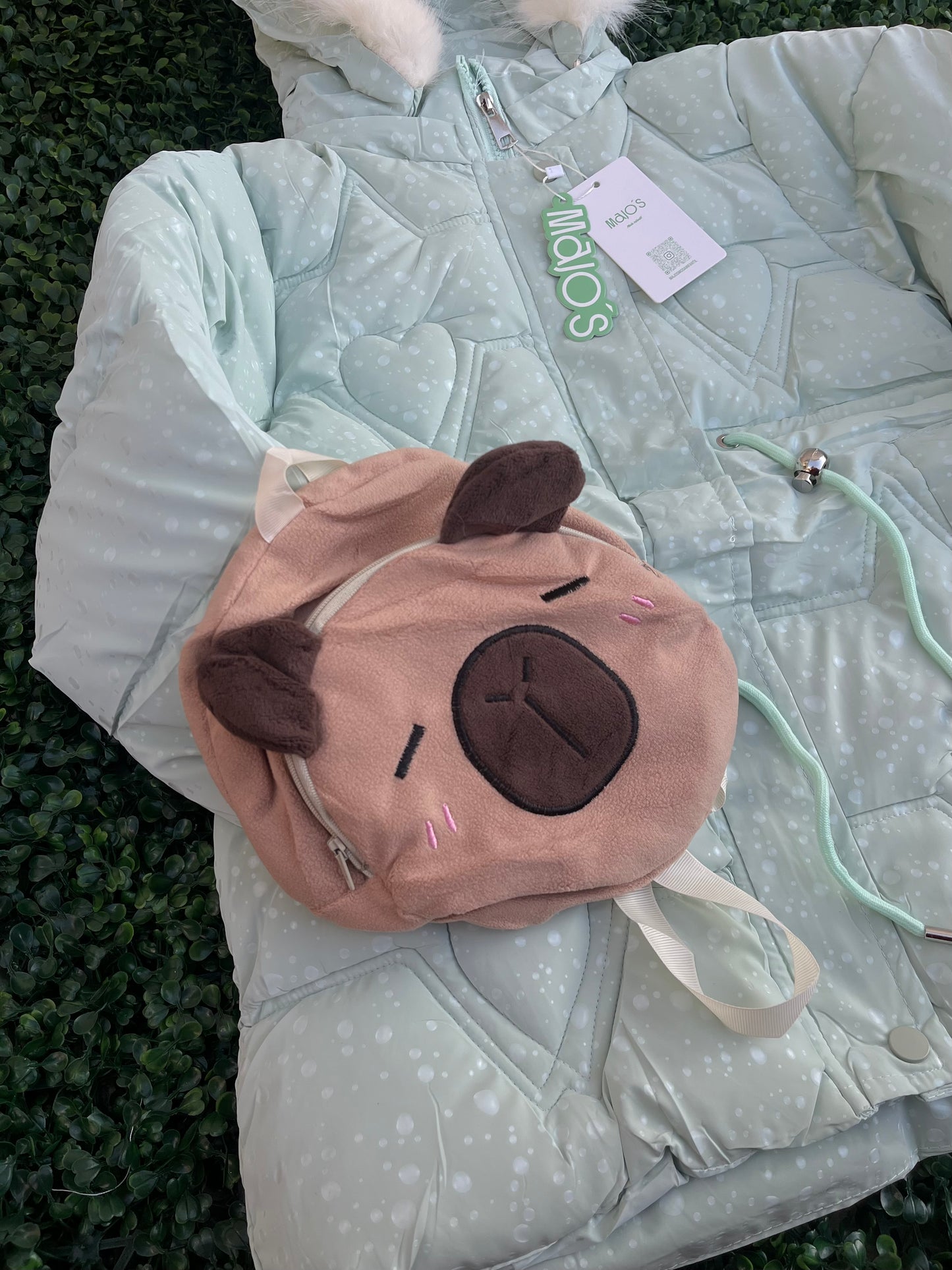 Camperón con cartera